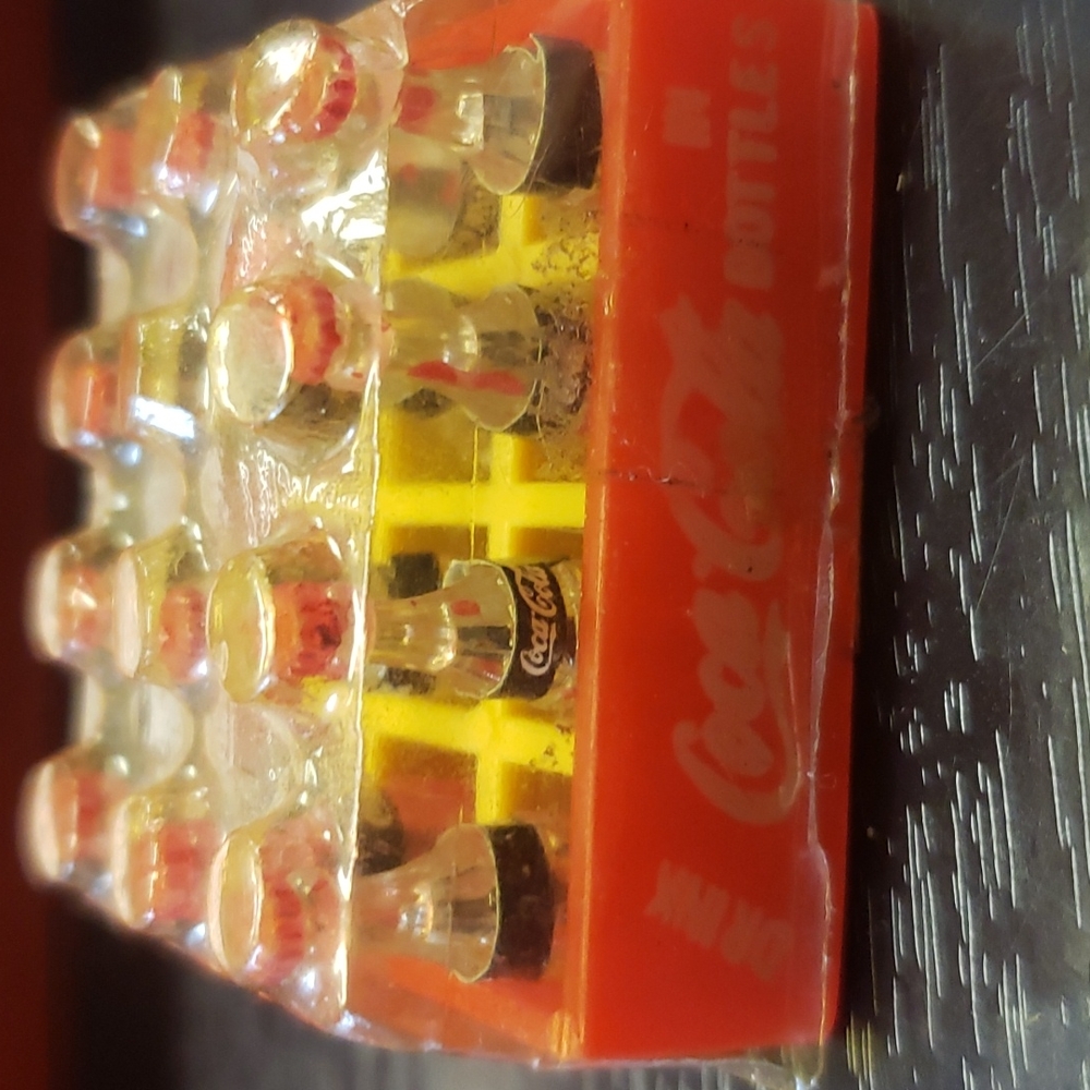 Vintage miniature coca cola 1"